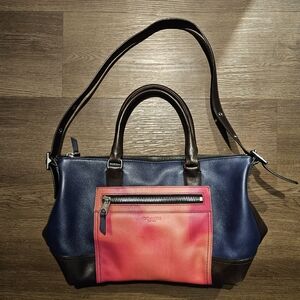 Coach Legacy Colorblock Leather Shoulder Bag